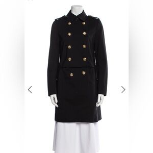 EUC 3.1 phillip lim Military Nylon Trench Coat in Black sz 2